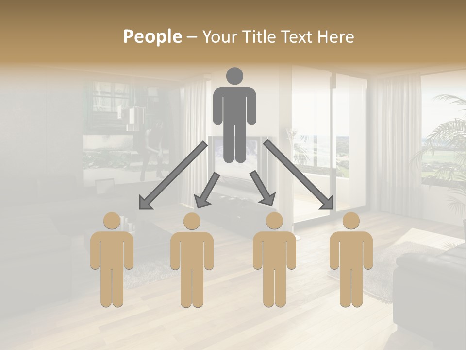 Loft Architektur Teppich PowerPoint Template