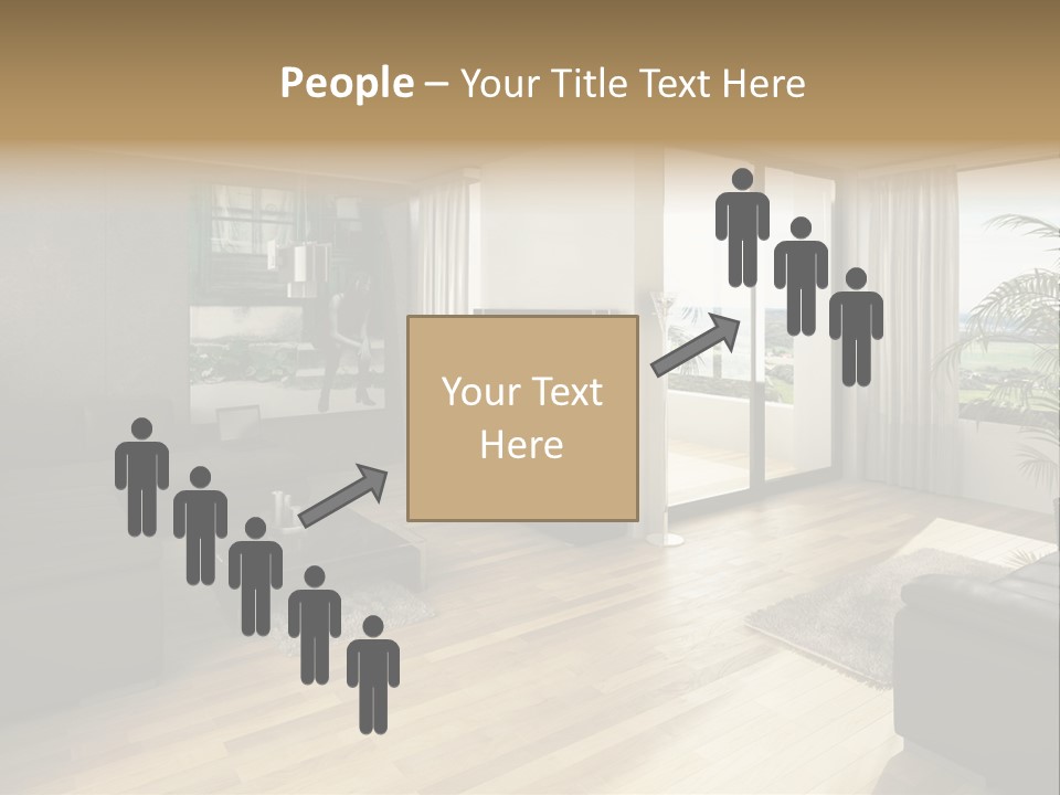 Loft Architektur Teppich PowerPoint Template