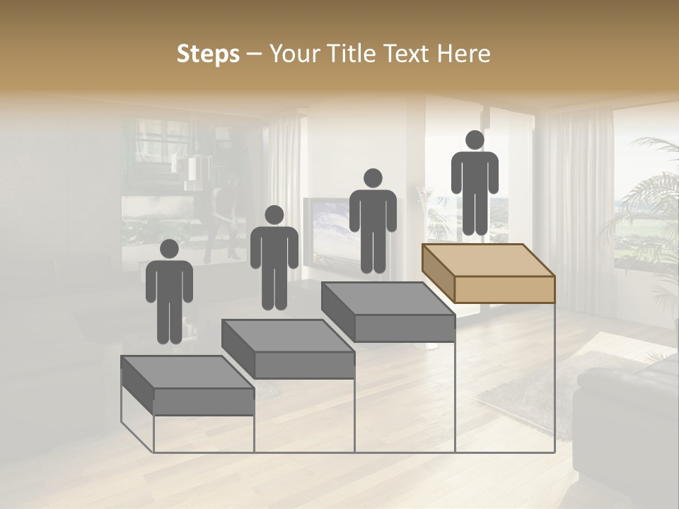 Loft Architektur Teppich PowerPoint Template