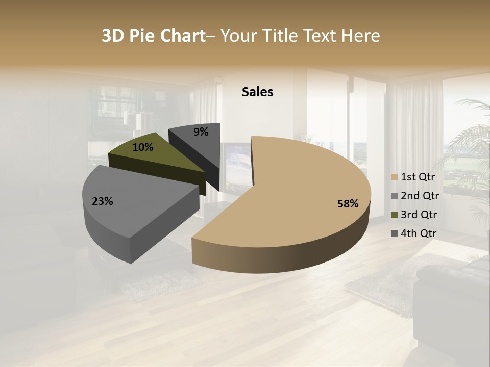 Loft Architektur Teppich PowerPoint Template