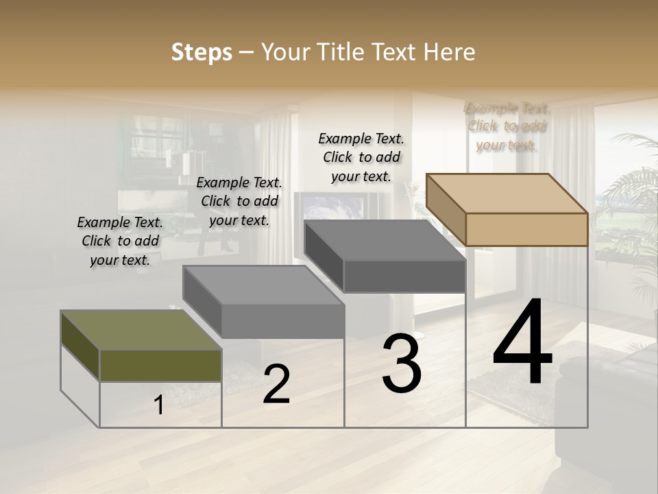 Loft Architektur Teppich PowerPoint Template
