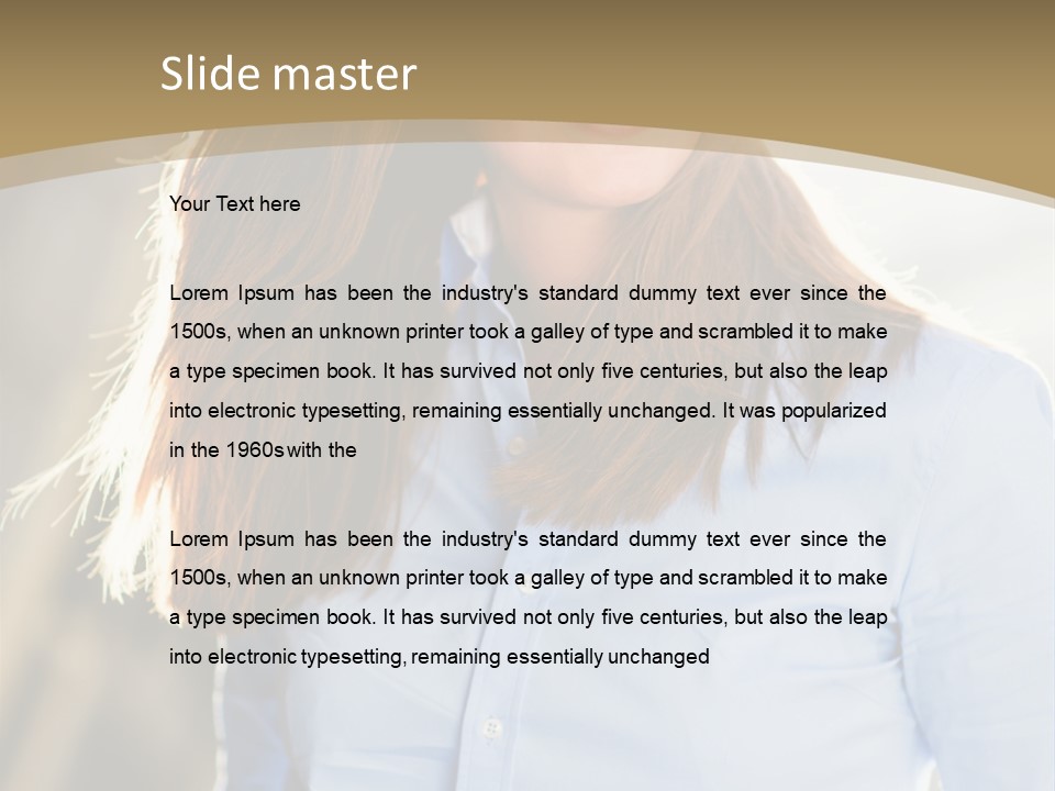 Walking Sunny Summer PowerPoint Template