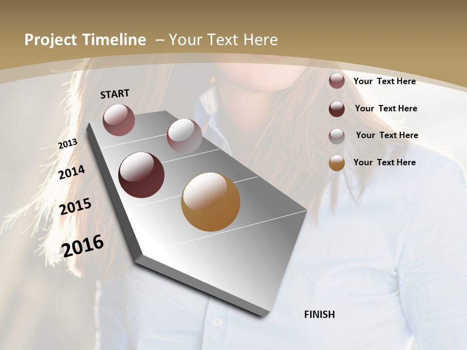 Walking Sunny Summer PowerPoint Template