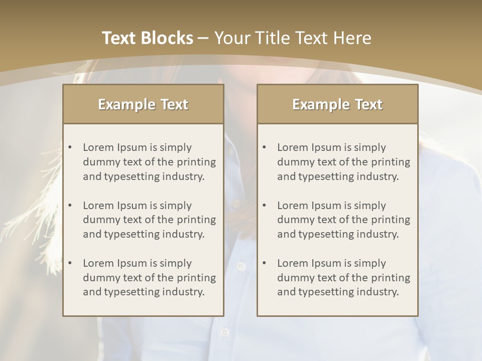 Walking Sunny Summer PowerPoint Template