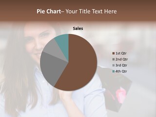 Customer Shopping Female PowerPoint Template