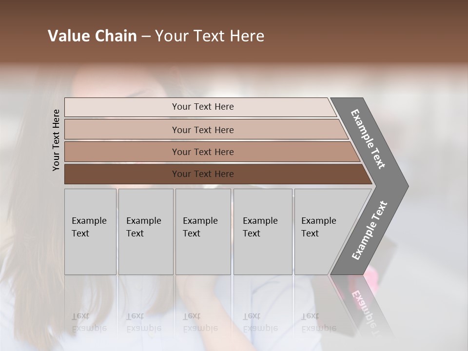 Customer Shopping Female PowerPoint Template