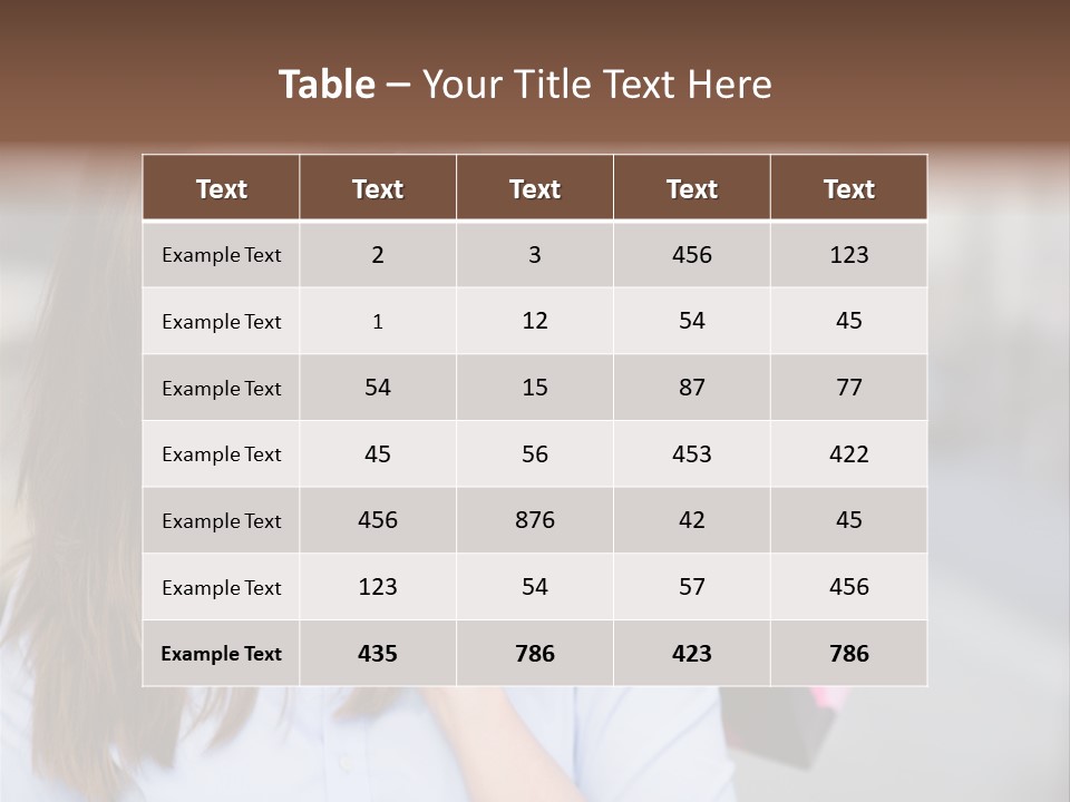 Customer Shopping Female PowerPoint Template