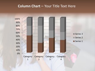 Customer Shopping Female PowerPoint Template