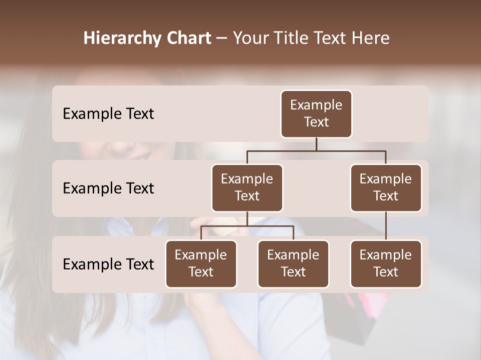 Customer Shopping Female PowerPoint Template