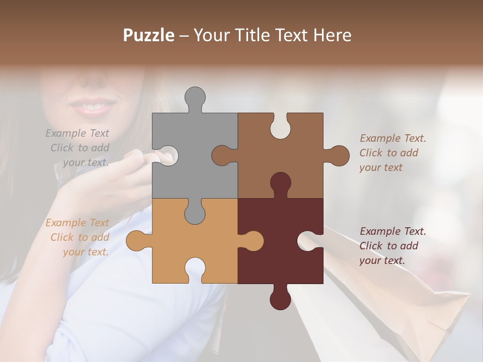 Outdoors Person Customer PowerPoint Template