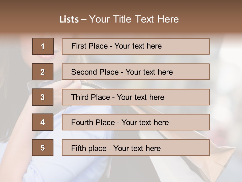 Outdoors Person Customer PowerPoint Template