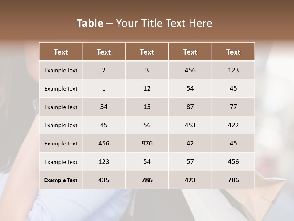 Outdoors Person Customer PowerPoint Template