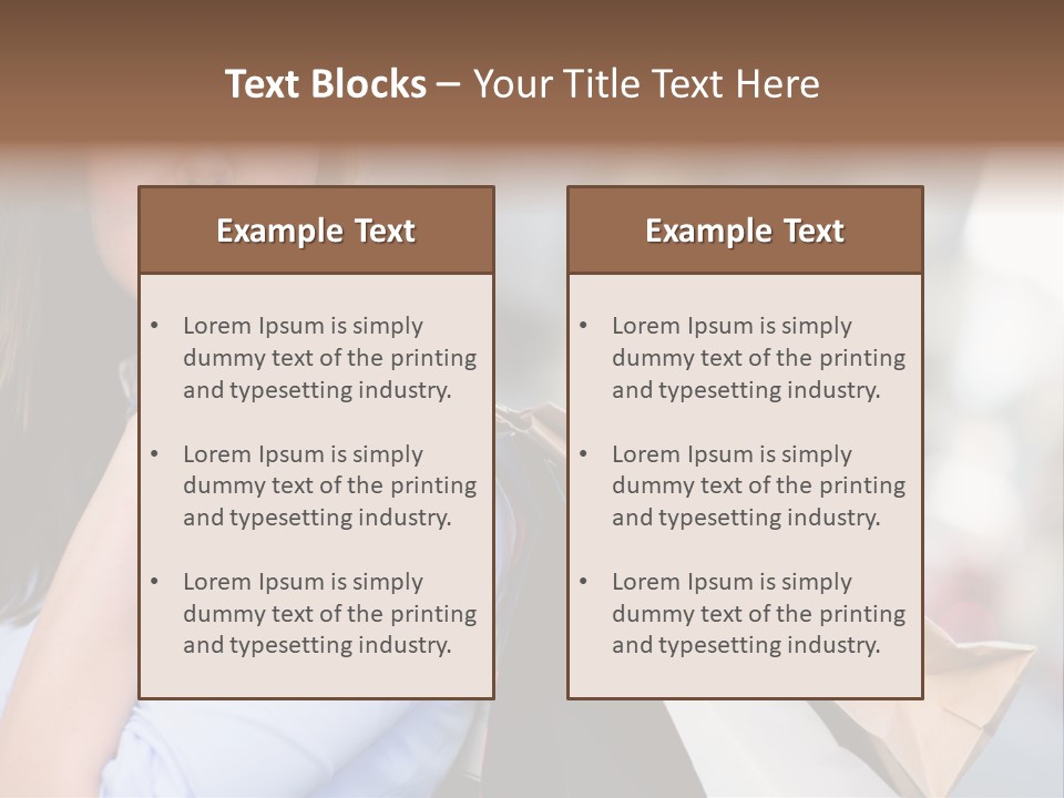 Outdoors Person Customer PowerPoint Template
