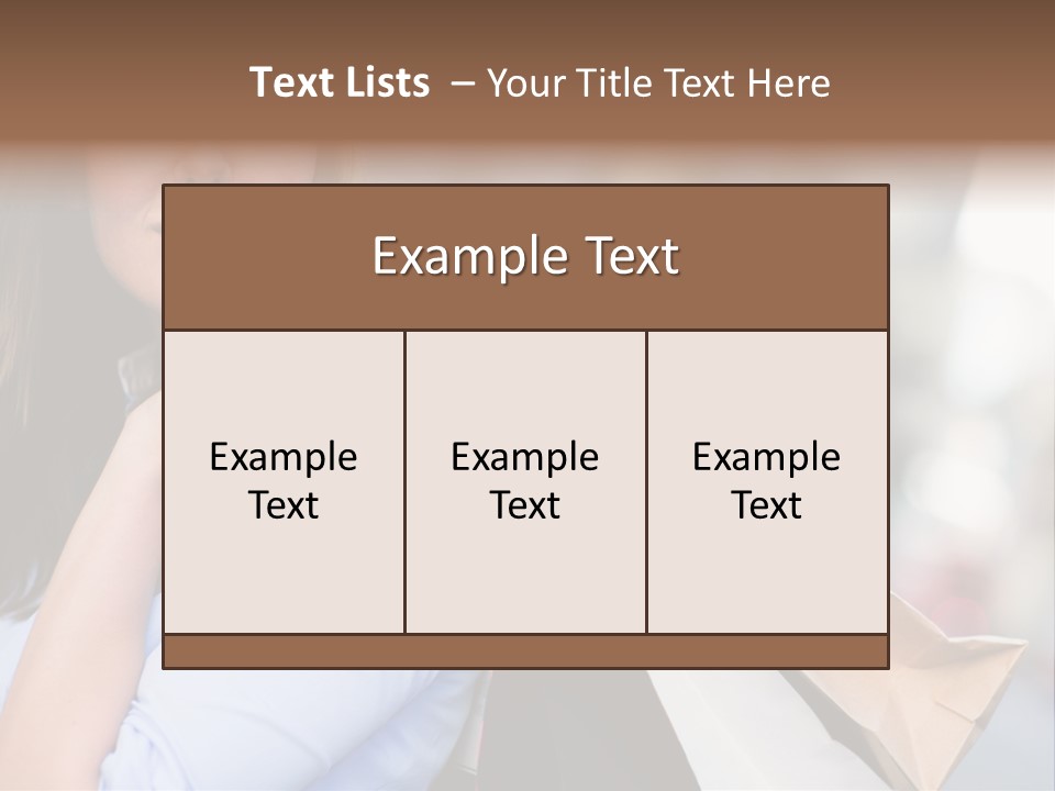 Outdoors Person Customer PowerPoint Template