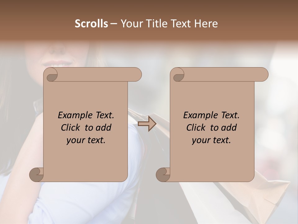 Outdoors Person Customer PowerPoint Template