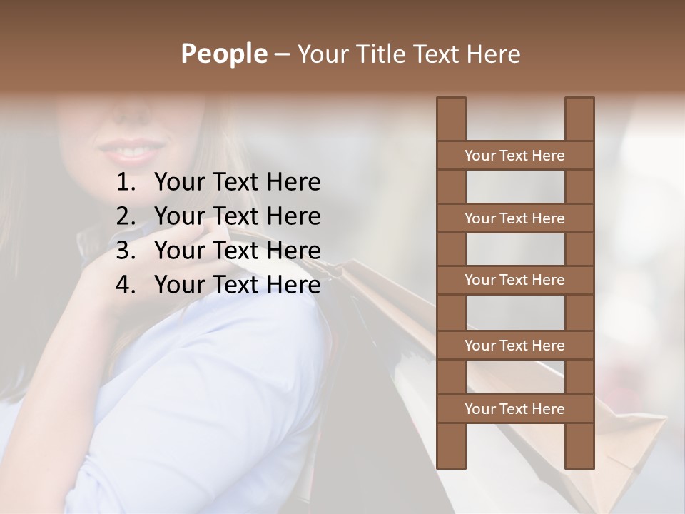 Outdoors Person Customer PowerPoint Template