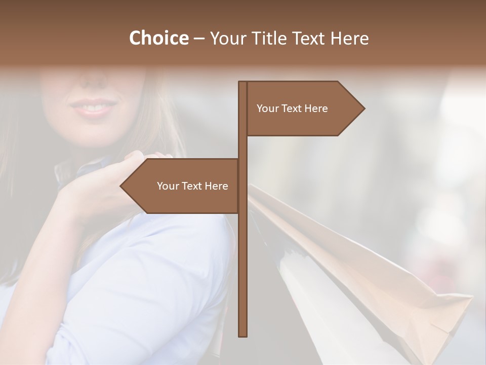 Outdoors Person Customer PowerPoint Template