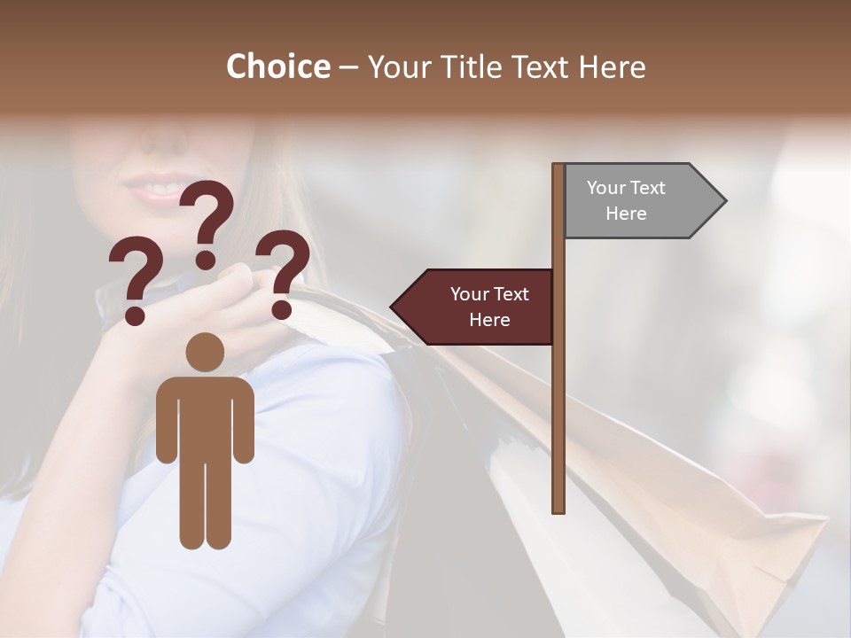 Outdoors Person Customer PowerPoint Template