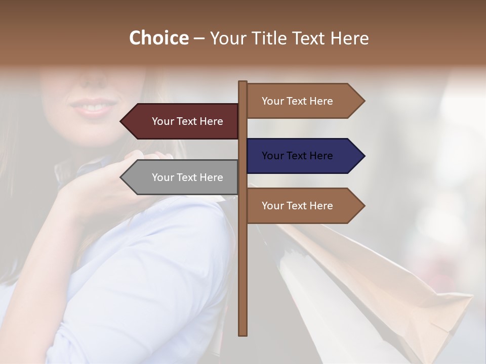 Outdoors Person Customer PowerPoint Template