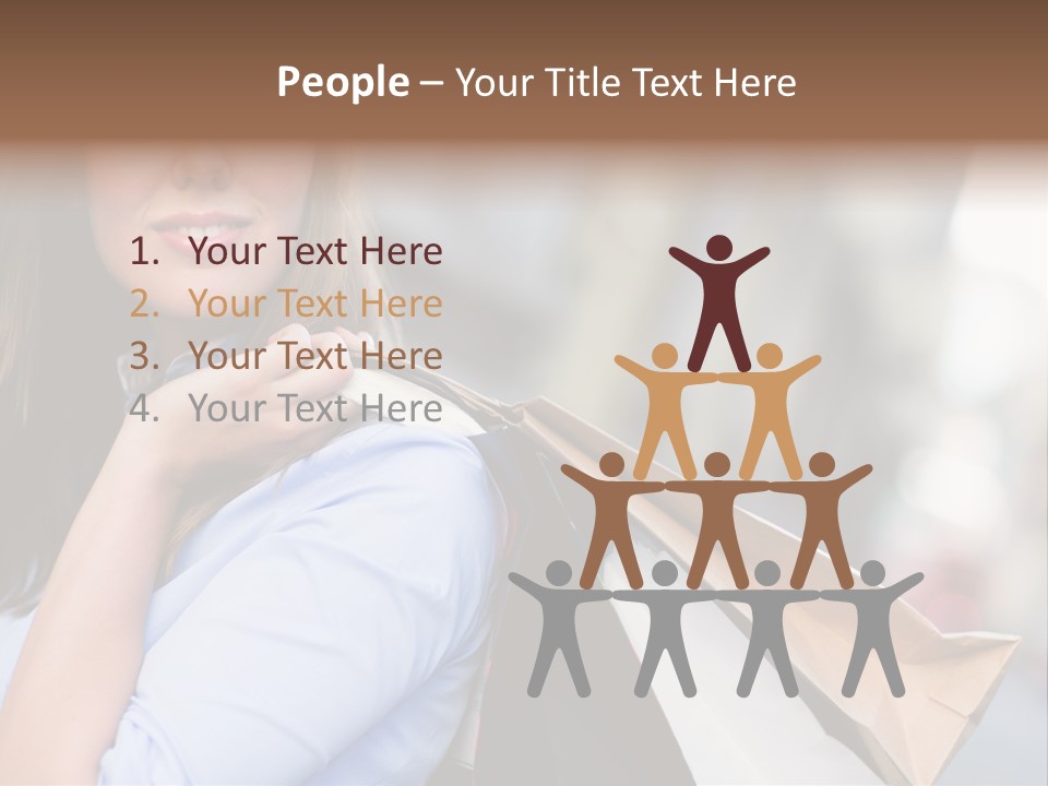 Outdoors Person Customer PowerPoint Template