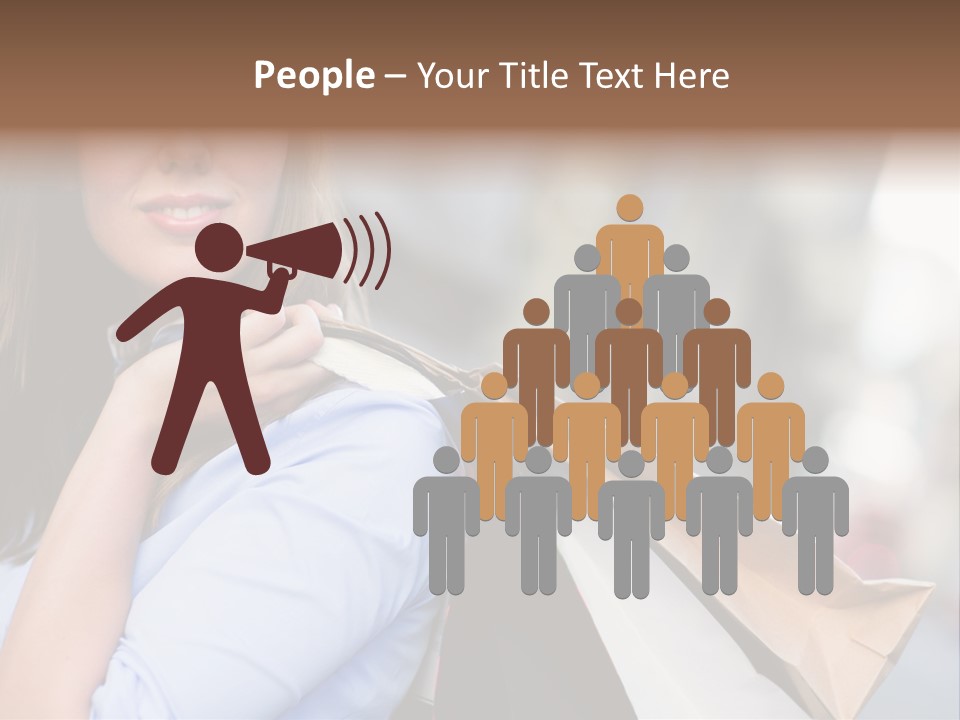 Outdoors Person Customer PowerPoint Template