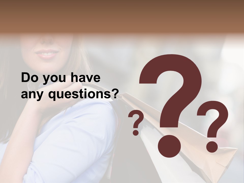 Outdoors Person Customer PowerPoint Template