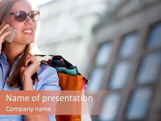 Calling Street Joyful PowerPoint Template