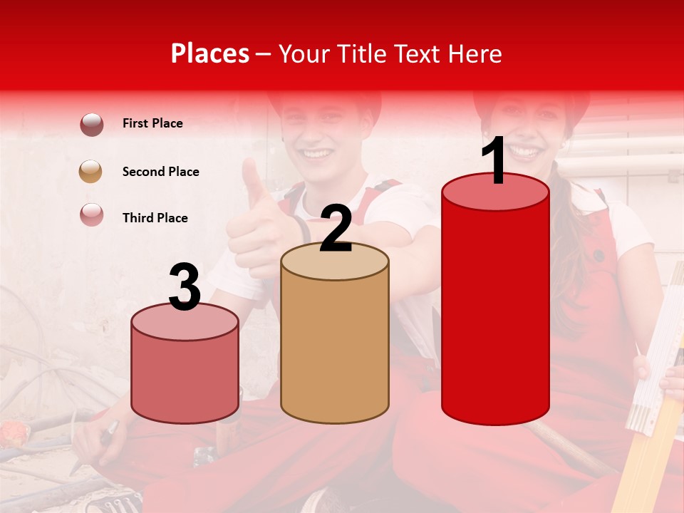 Verputzen Ausbildung Baustelle PowerPoint Template