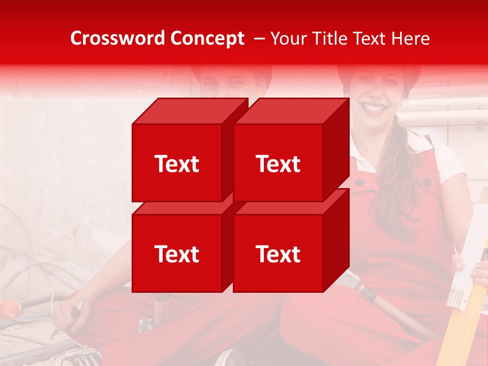 Verputzen Ausbildung Baustelle PowerPoint Template