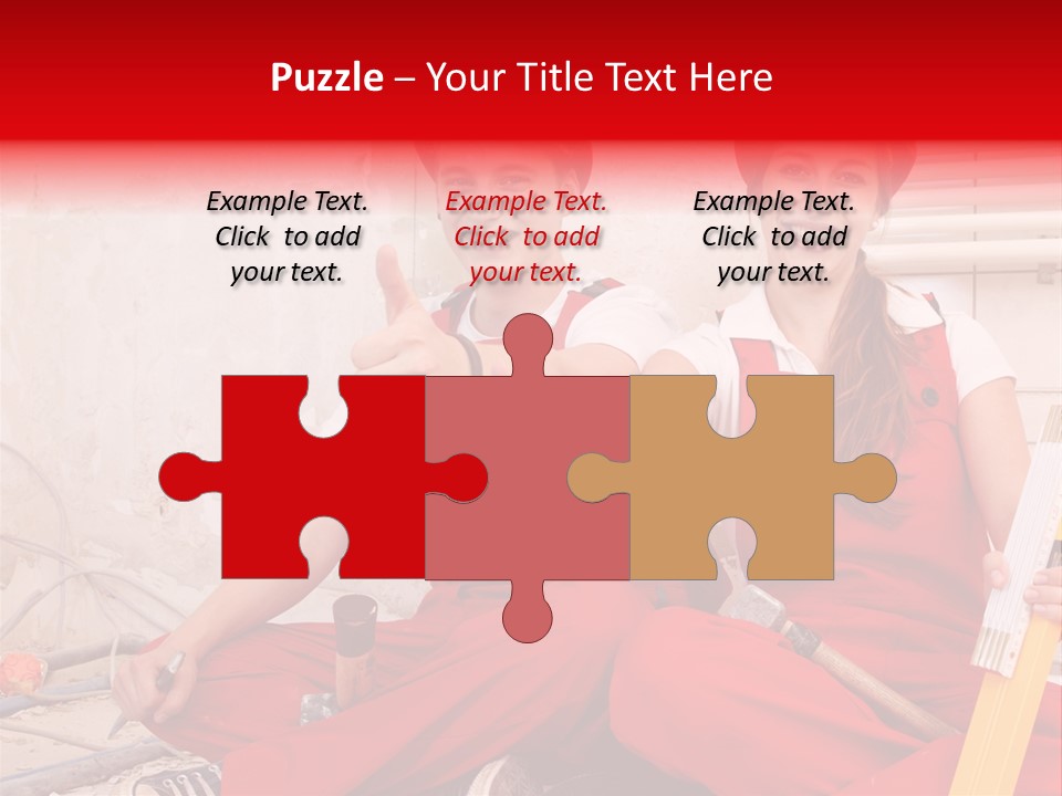 Verputzen Ausbildung Baustelle PowerPoint Template