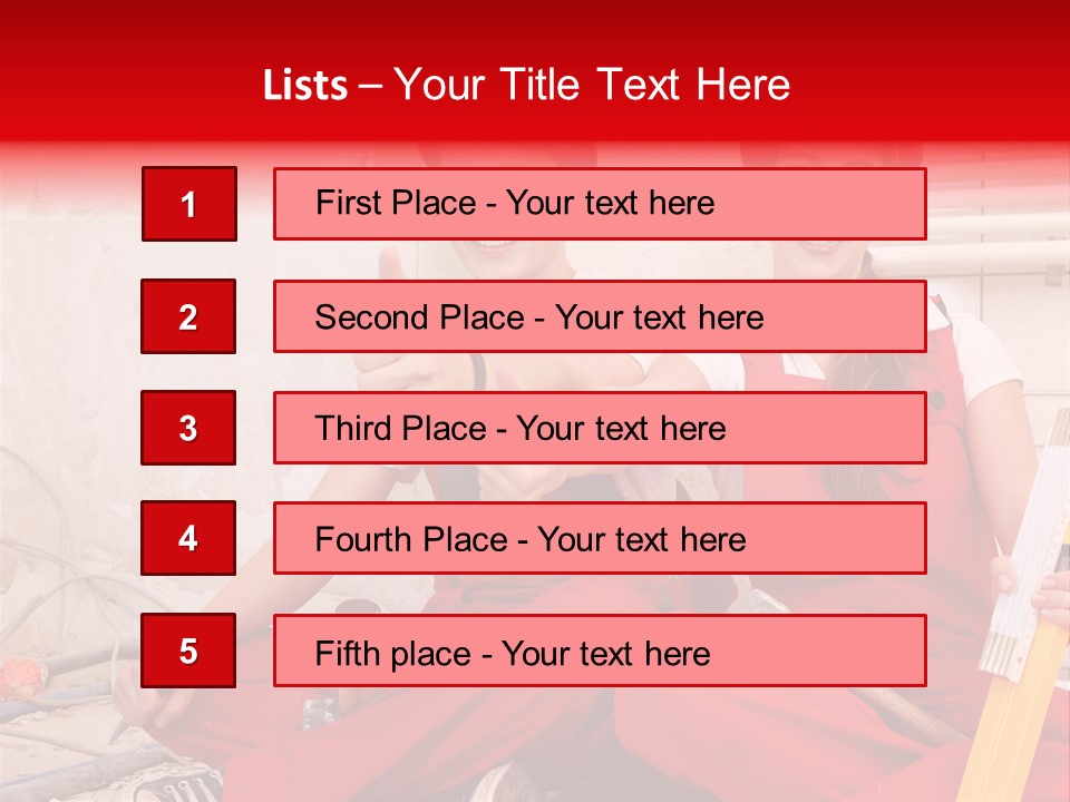 Verputzen Ausbildung Baustelle PowerPoint Template