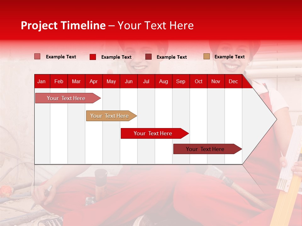 Verputzen Ausbildung Baustelle PowerPoint Template