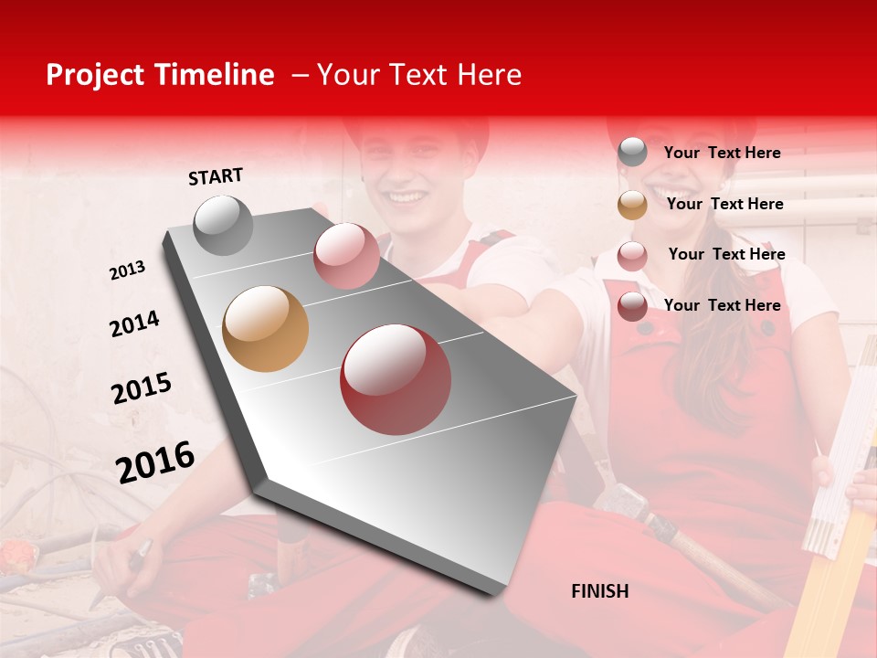 Verputzen Ausbildung Baustelle PowerPoint Template