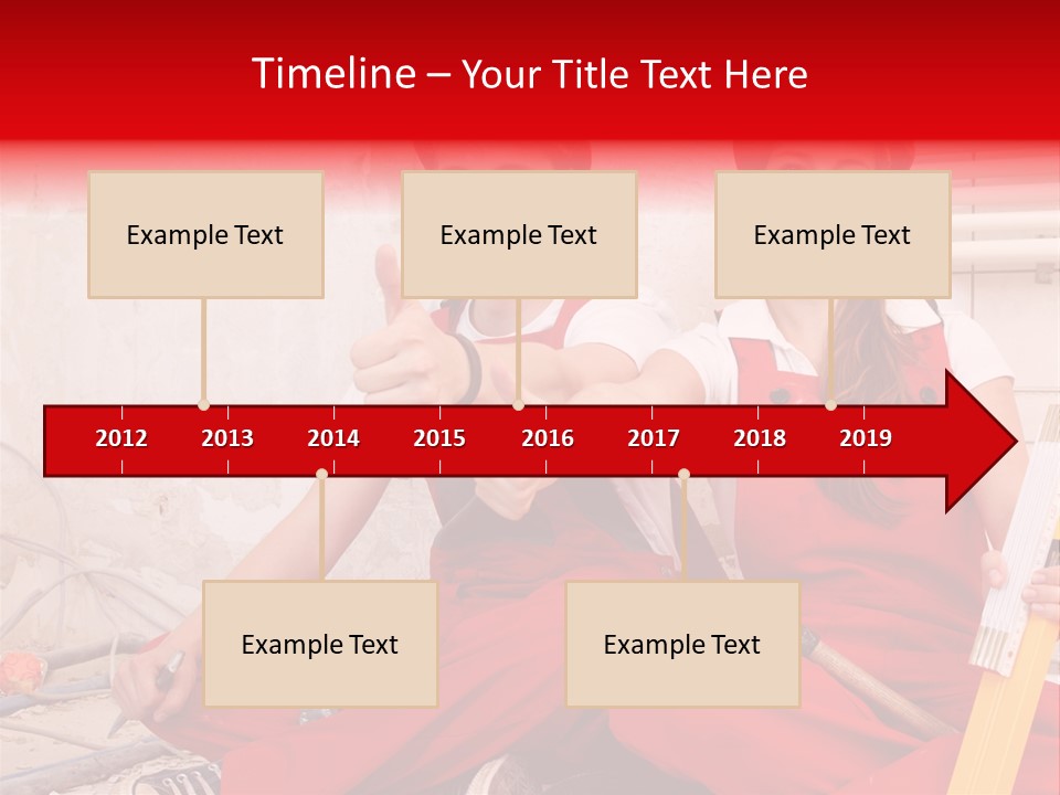Verputzen Ausbildung Baustelle PowerPoint Template