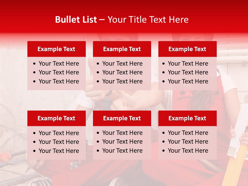 Verputzen Ausbildung Baustelle PowerPoint Template