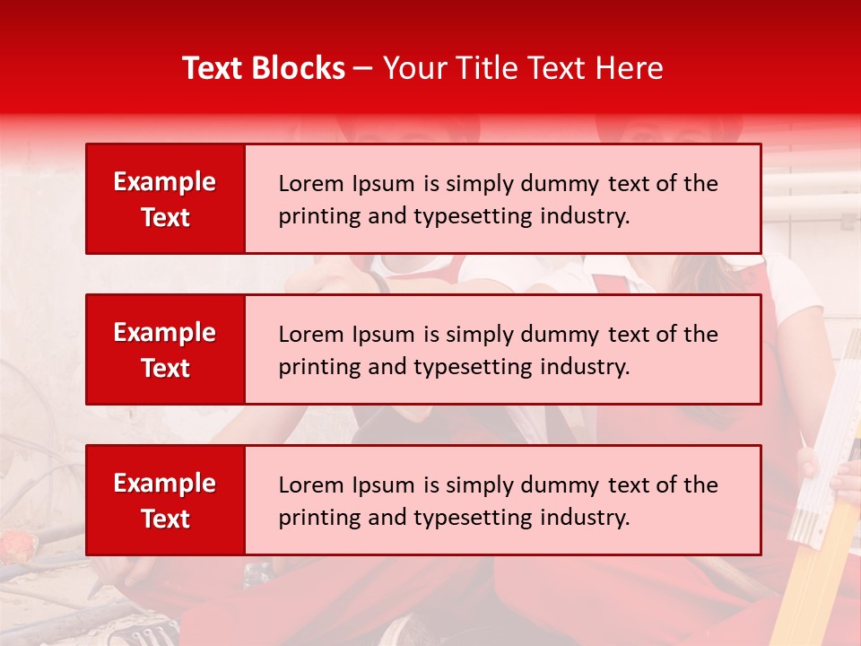 Verputzen Ausbildung Baustelle PowerPoint Template