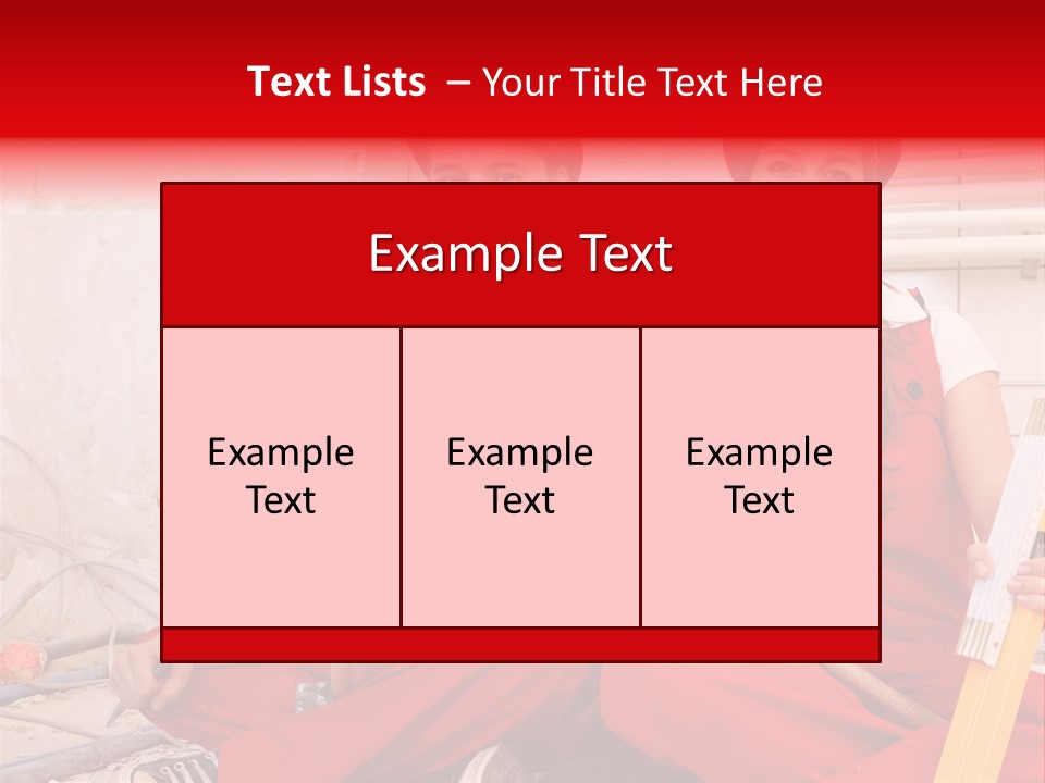 Verputzen Ausbildung Baustelle PowerPoint Template