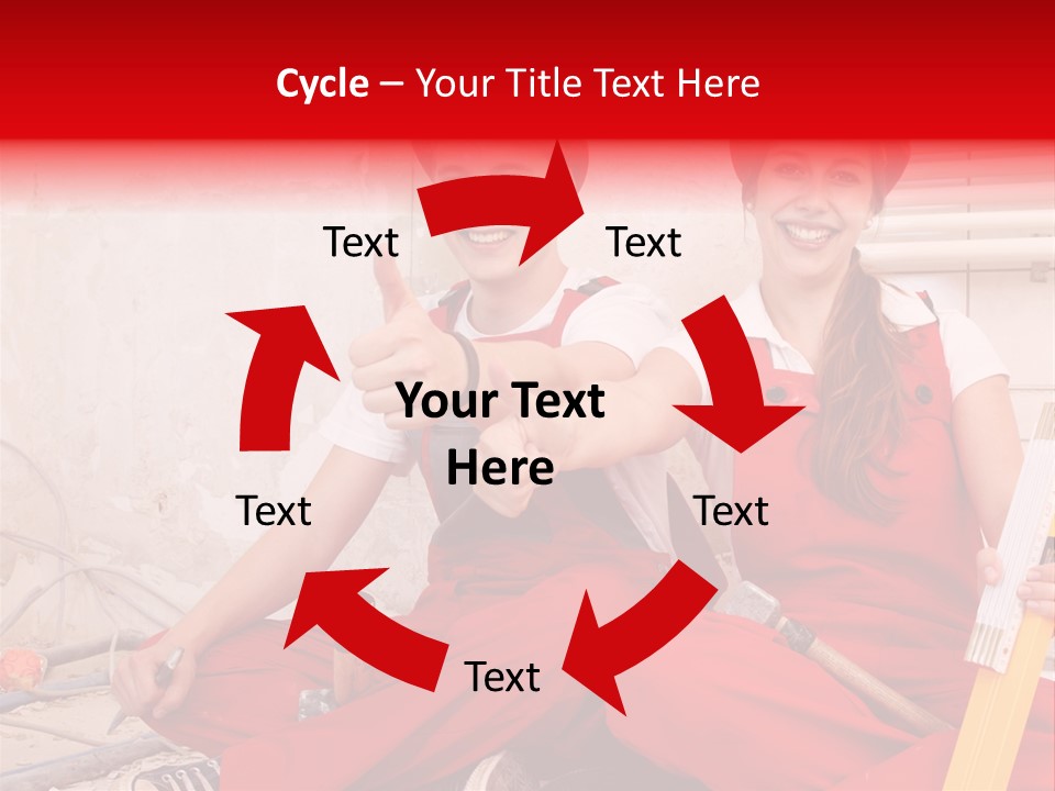 Verputzen Ausbildung Baustelle PowerPoint Template