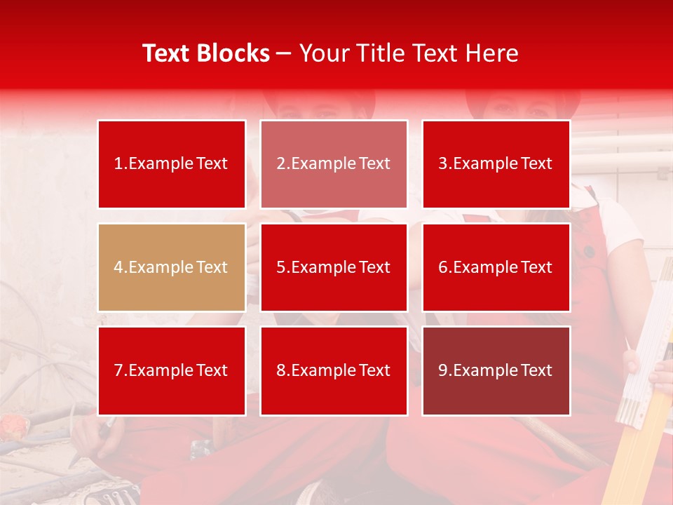 Verputzen Ausbildung Baustelle PowerPoint Template