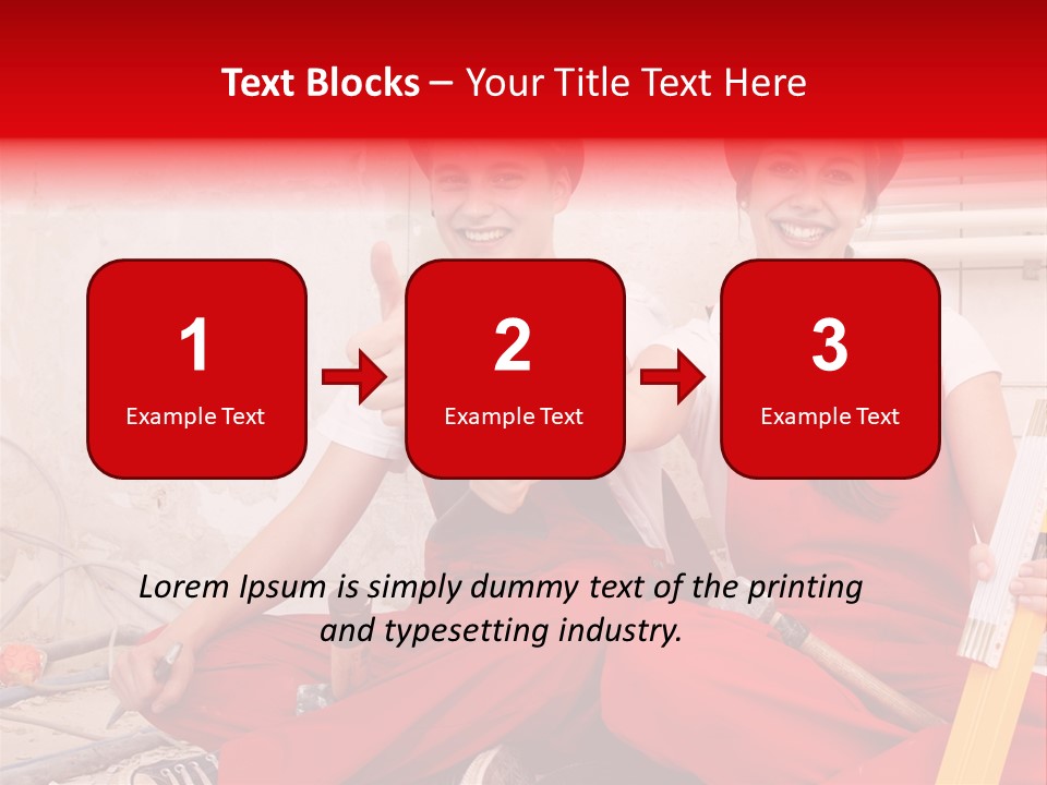 Verputzen Ausbildung Baustelle PowerPoint Template