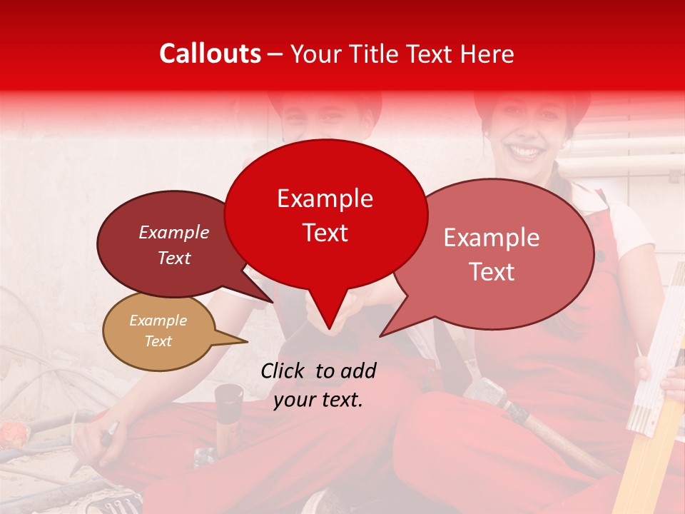 Verputzen Ausbildung Baustelle PowerPoint Template