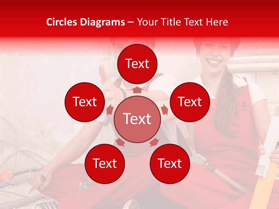 Verputzen Ausbildung Baustelle PowerPoint Template