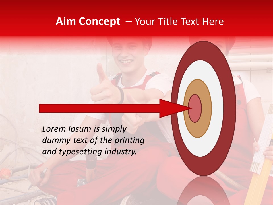 Verputzen Ausbildung Baustelle PowerPoint Template