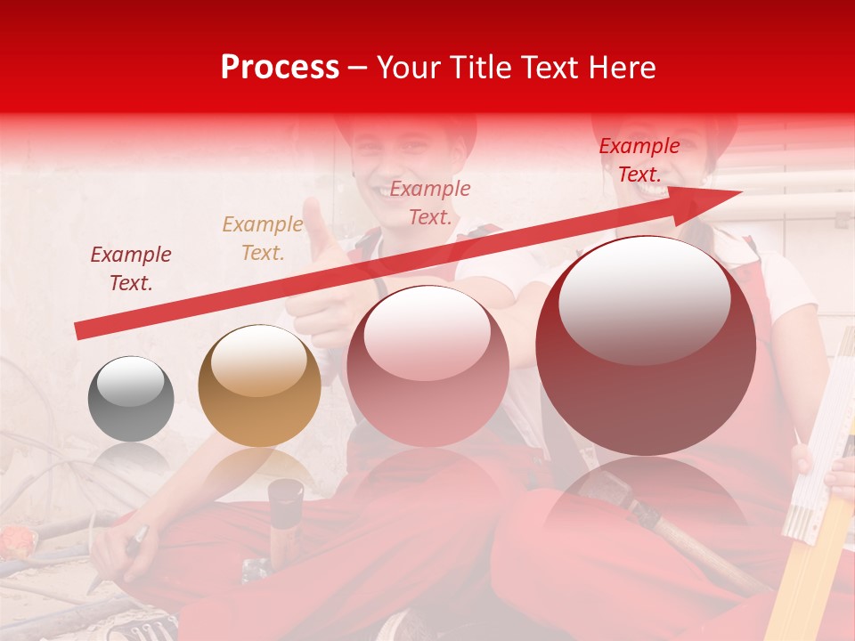 Verputzen Ausbildung Baustelle PowerPoint Template