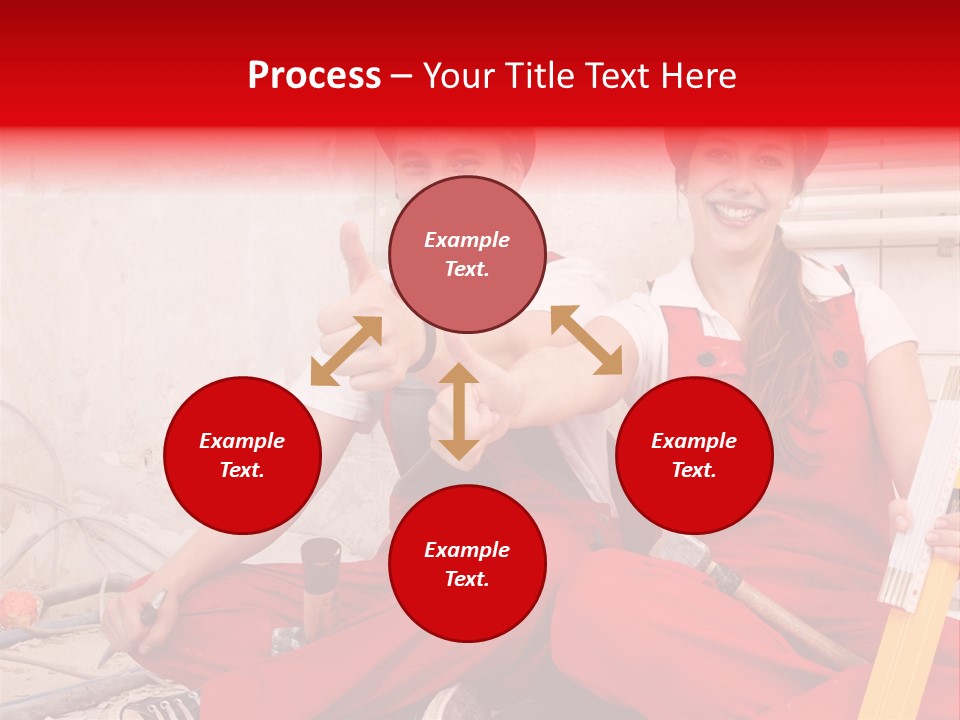 Verputzen Ausbildung Baustelle PowerPoint Template