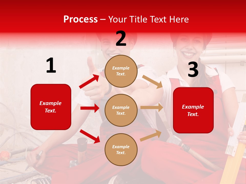 Verputzen Ausbildung Baustelle PowerPoint Template