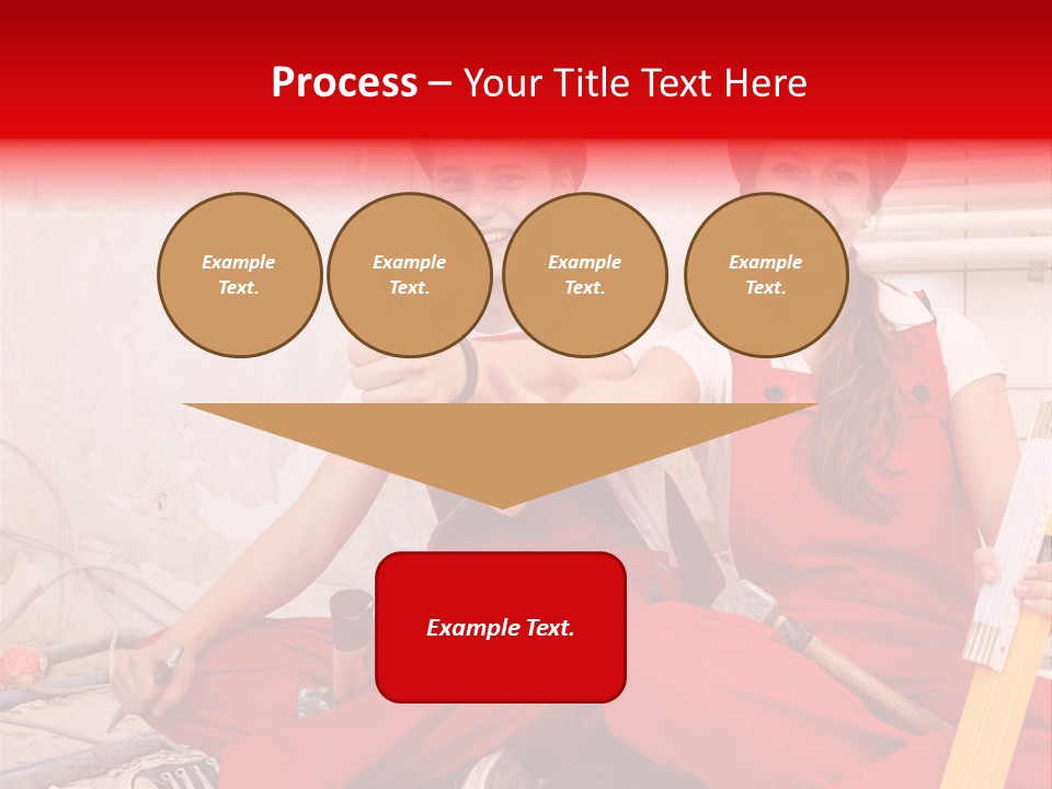 Verputzen Ausbildung Baustelle PowerPoint Template