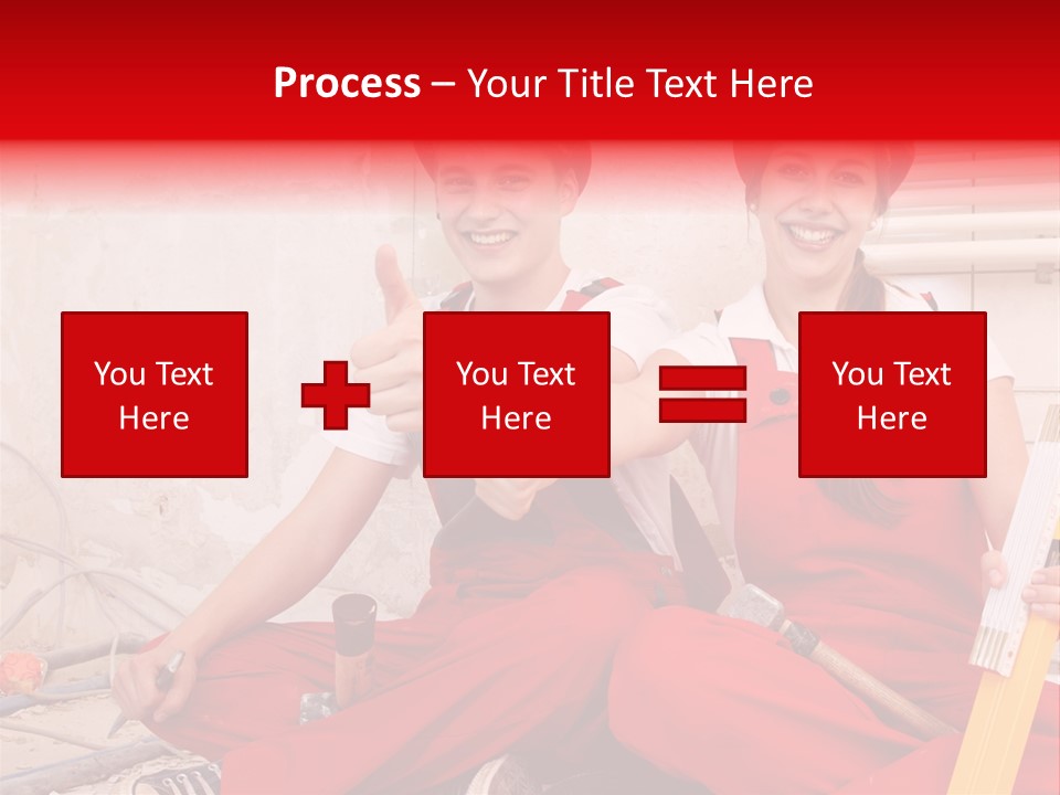 Verputzen Ausbildung Baustelle PowerPoint Template