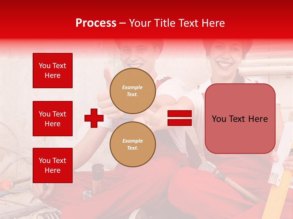 Verputzen Ausbildung Baustelle PowerPoint Template