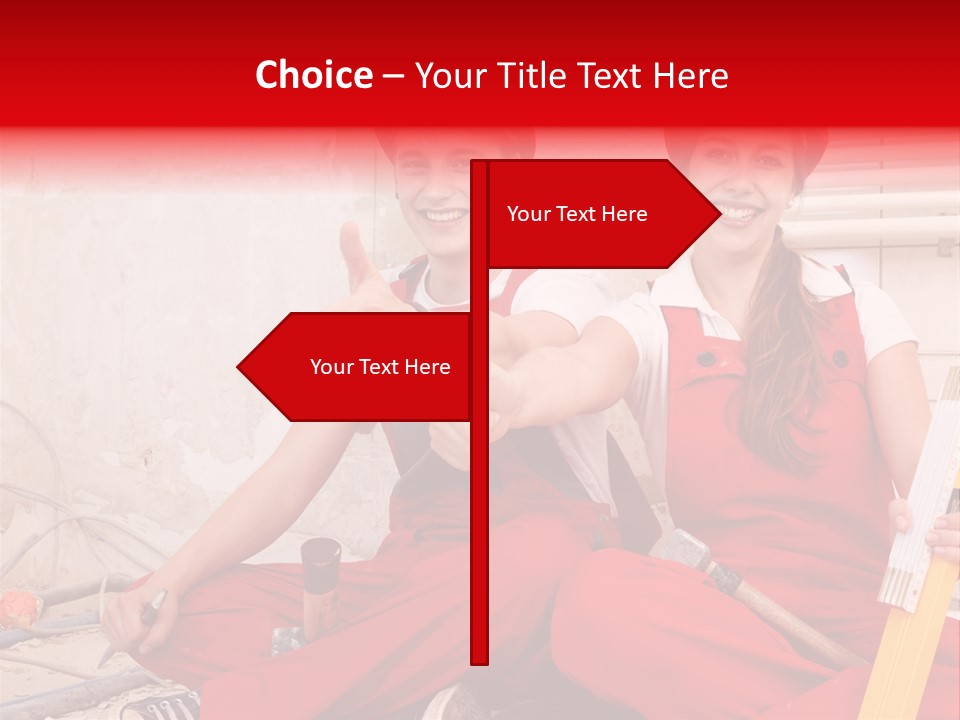 Verputzen Ausbildung Baustelle PowerPoint Template